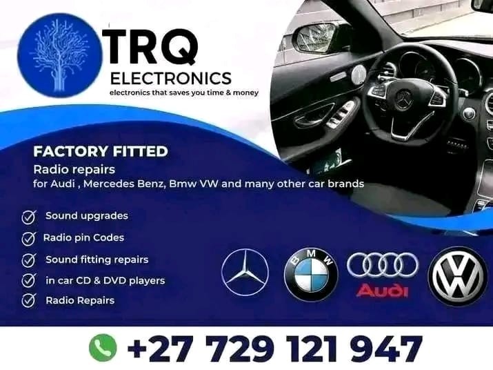 TRQ Electronics car radio repair services