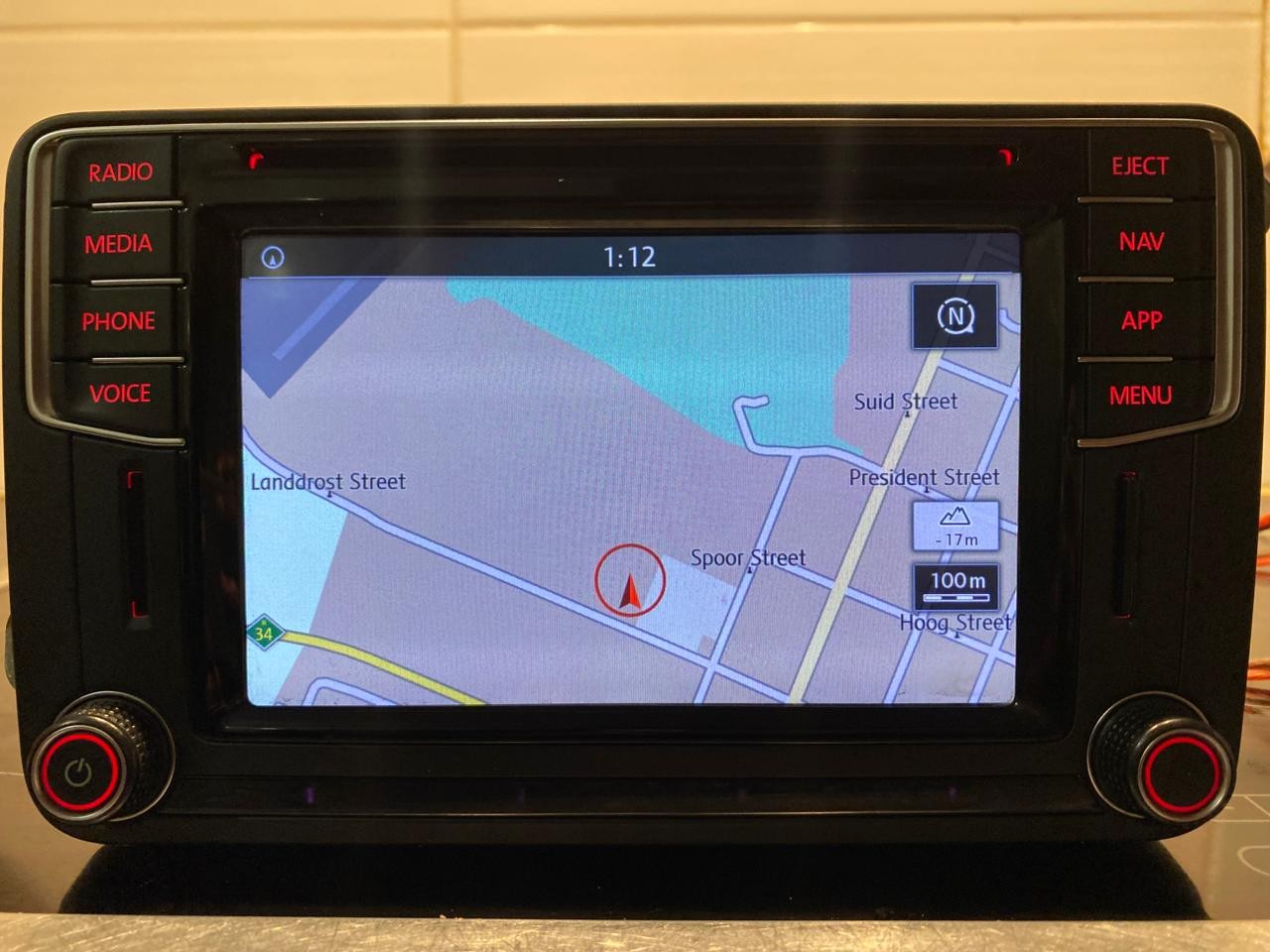 VW navigation unit repaired and mapping